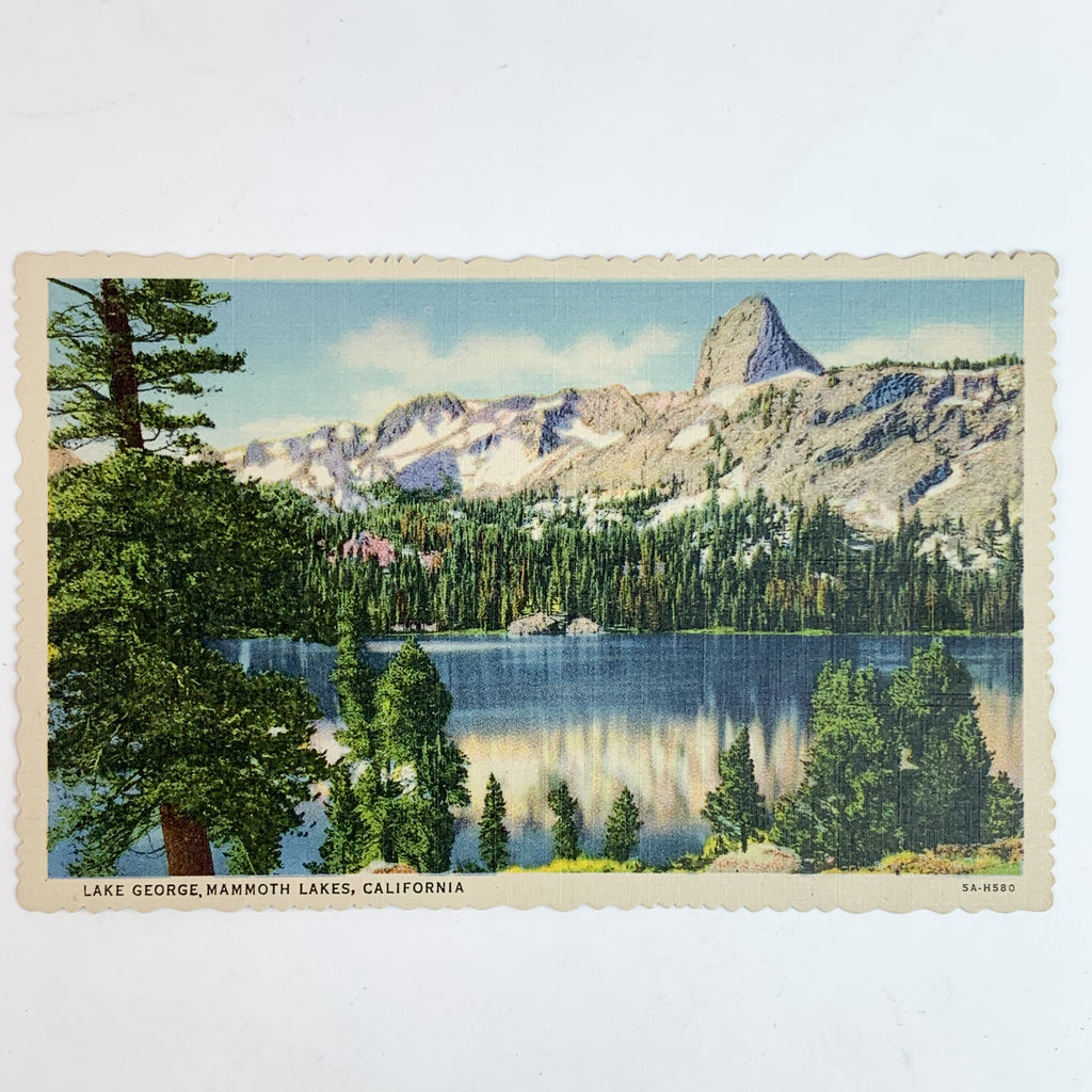 Lake George Mammoth Lakes California Postcard