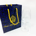 Disneyland Club 33 Wine Stem Glass w/ Bag
