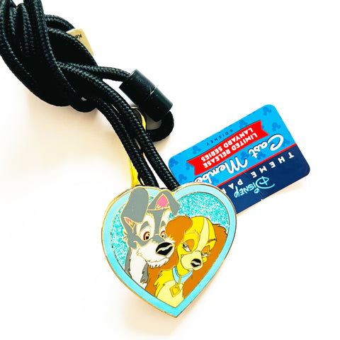 Disney Theme Parks Lady And The Tramp Cast Exclusive Limited Release Lanyard