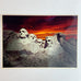Mount Rushmore Memorial Black Hills South Dakota Postcard