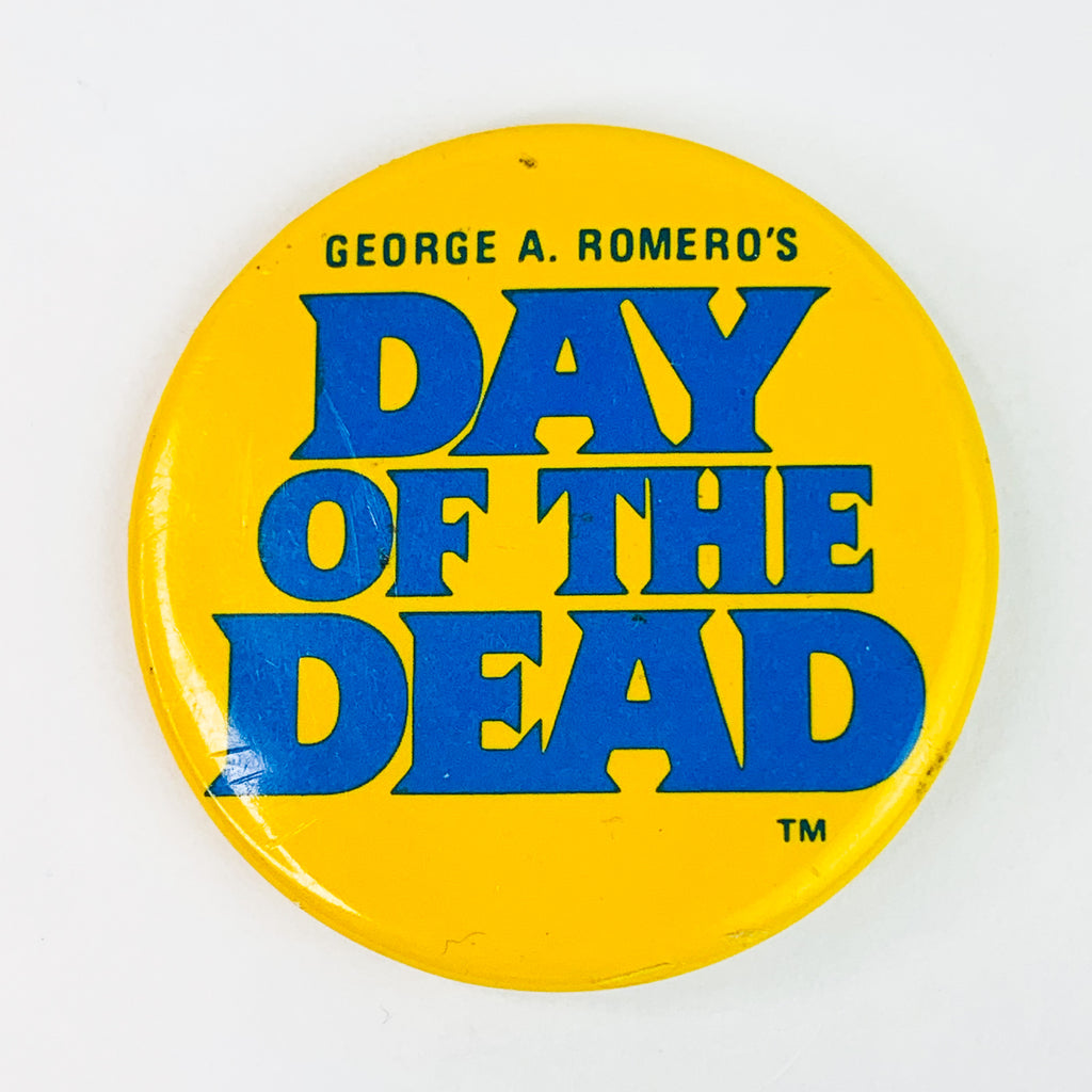 Vintage 1985 George A. Romero's DAY OF THE DEAD Pinback Button