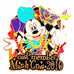 Disney's Cast Member Exclusive Mickey Mardi Gras 2010 LE Pin