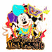 Disney's Cast Member Exclusive Mickey Mardi Gras 2010 LE Pin