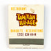 Tahitian Village CA Cocktail Lounge Tiki Matchbook