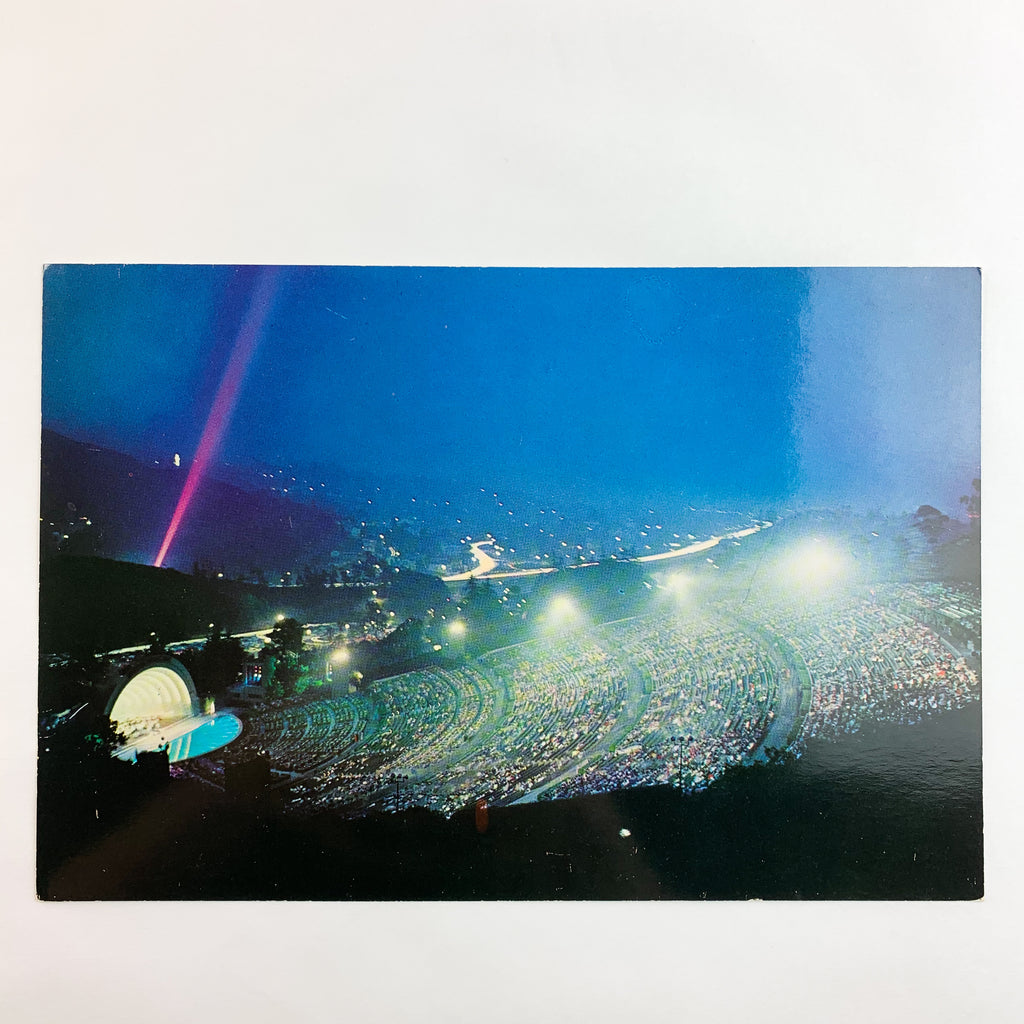 View of the Hollywood Bowl Hollywood California Jumbo Postcard