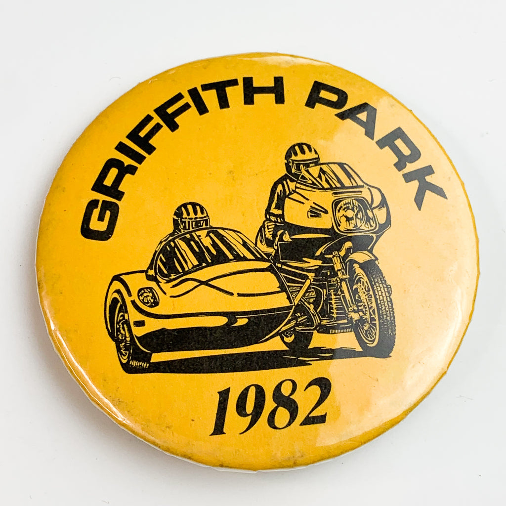 Vintage 1982 Griffith Park Pin Pinback Button