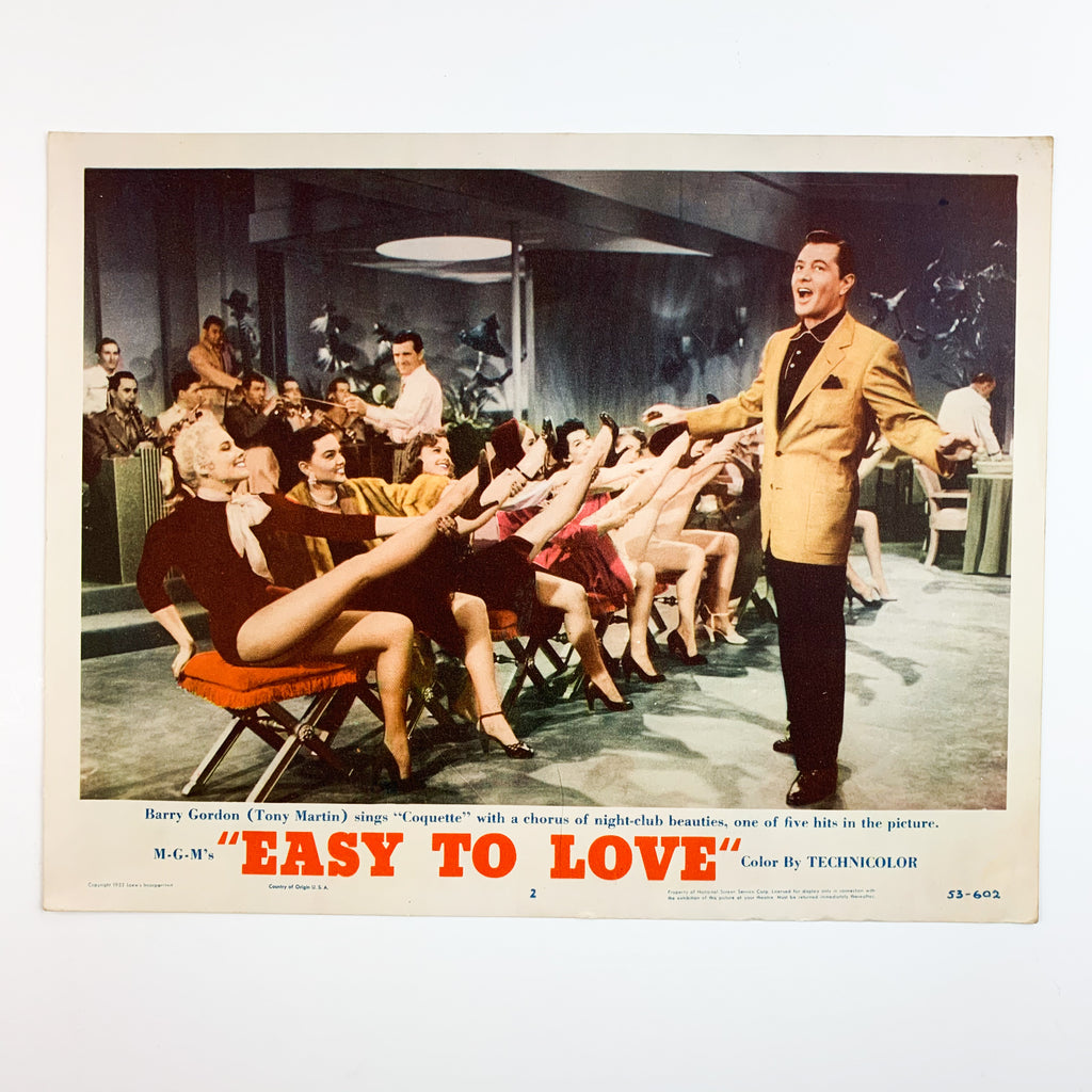1953 Easy To Love MGM Esther Williams Barry Gordon Movie Lobby Card