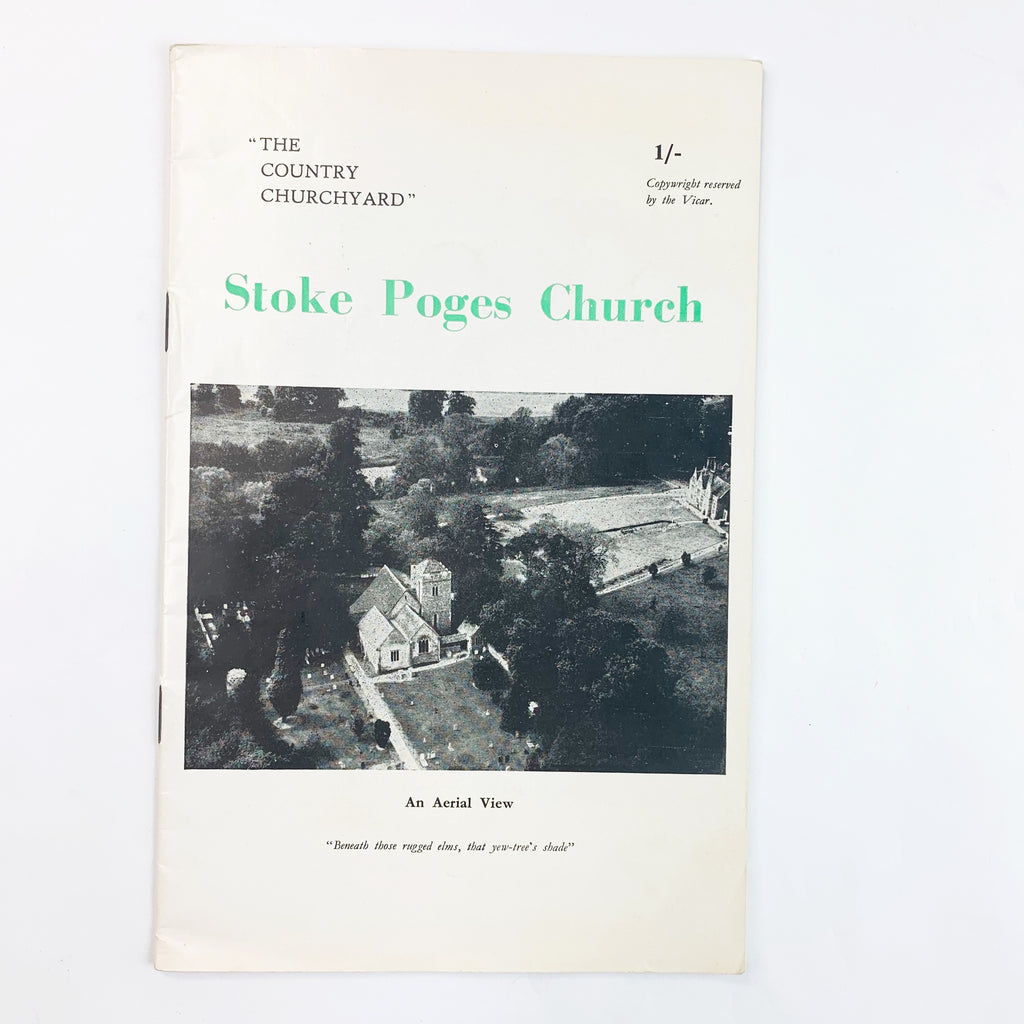 Stoke Pogues Church The County Churchyard Souvenir Booklet