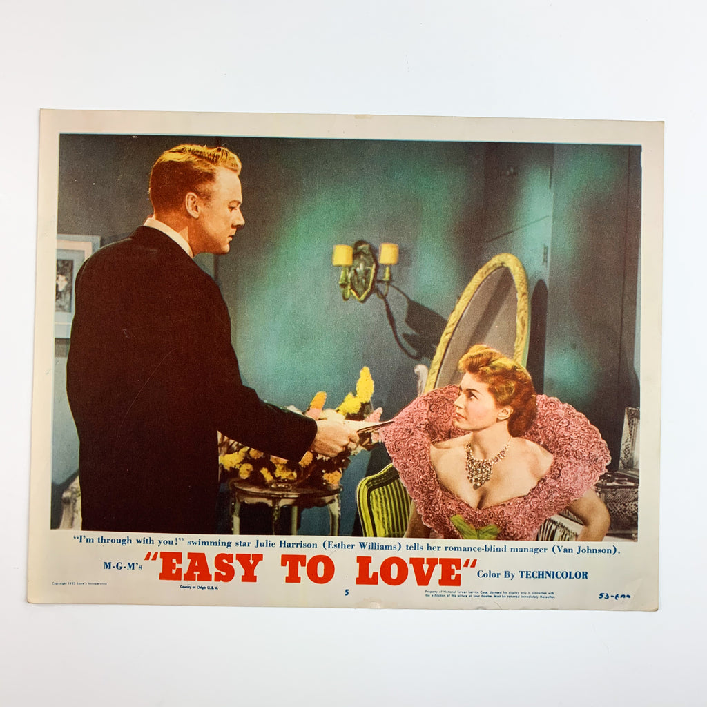 Easy To Love 1953 MGM Color By Technicolor Esther Williams Lobby Card