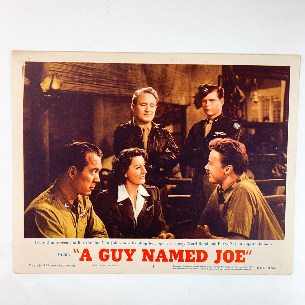 1955 A Guy Named Joe Spencer Tracy MGM Irene Dunne Lobby Card #3
