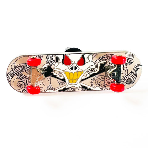Disney Pirate Skull Crossbone & Dragon Skateboard Pin