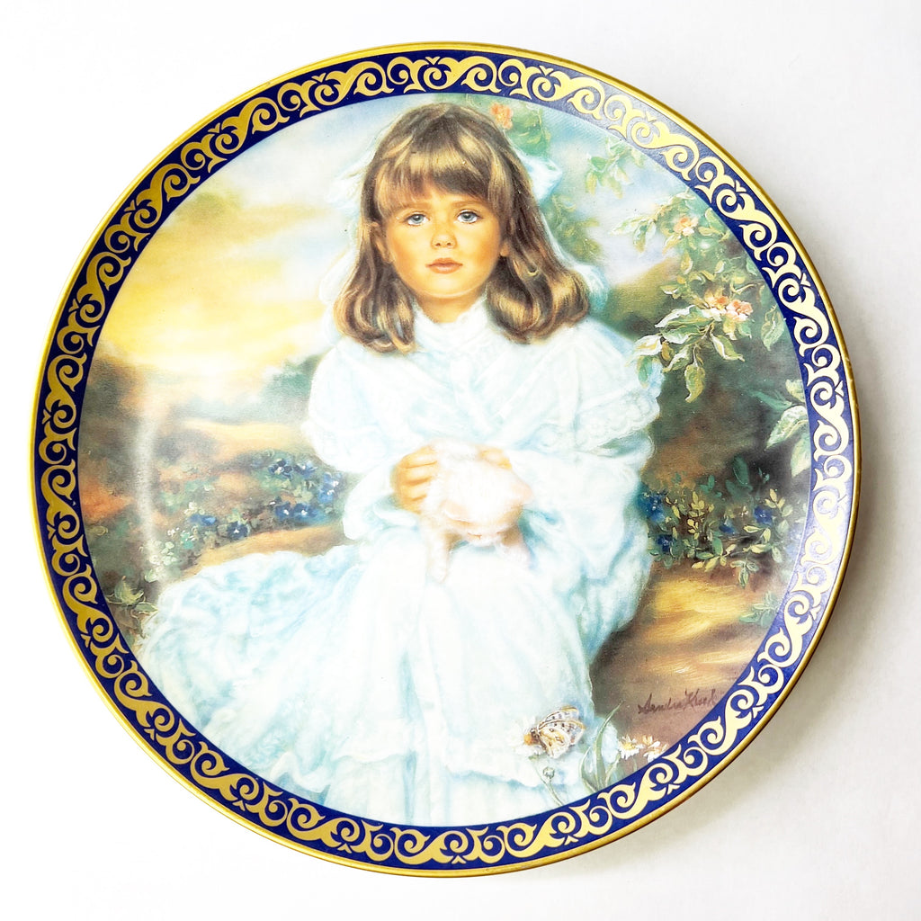 Vintage Sandra Kuck Porcelain Plate
