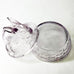 Vintage Longaberger Glass Lavender Rabbit Dish