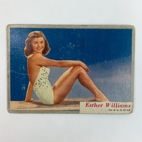 Esther Williams Movie Actress Who-Z-At Star? #49 MGM Star Card
