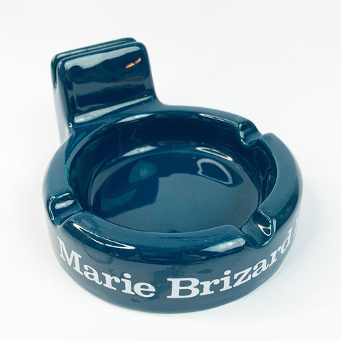 Marie Brizard Liqueurs Blue Ashtray & Match Holder