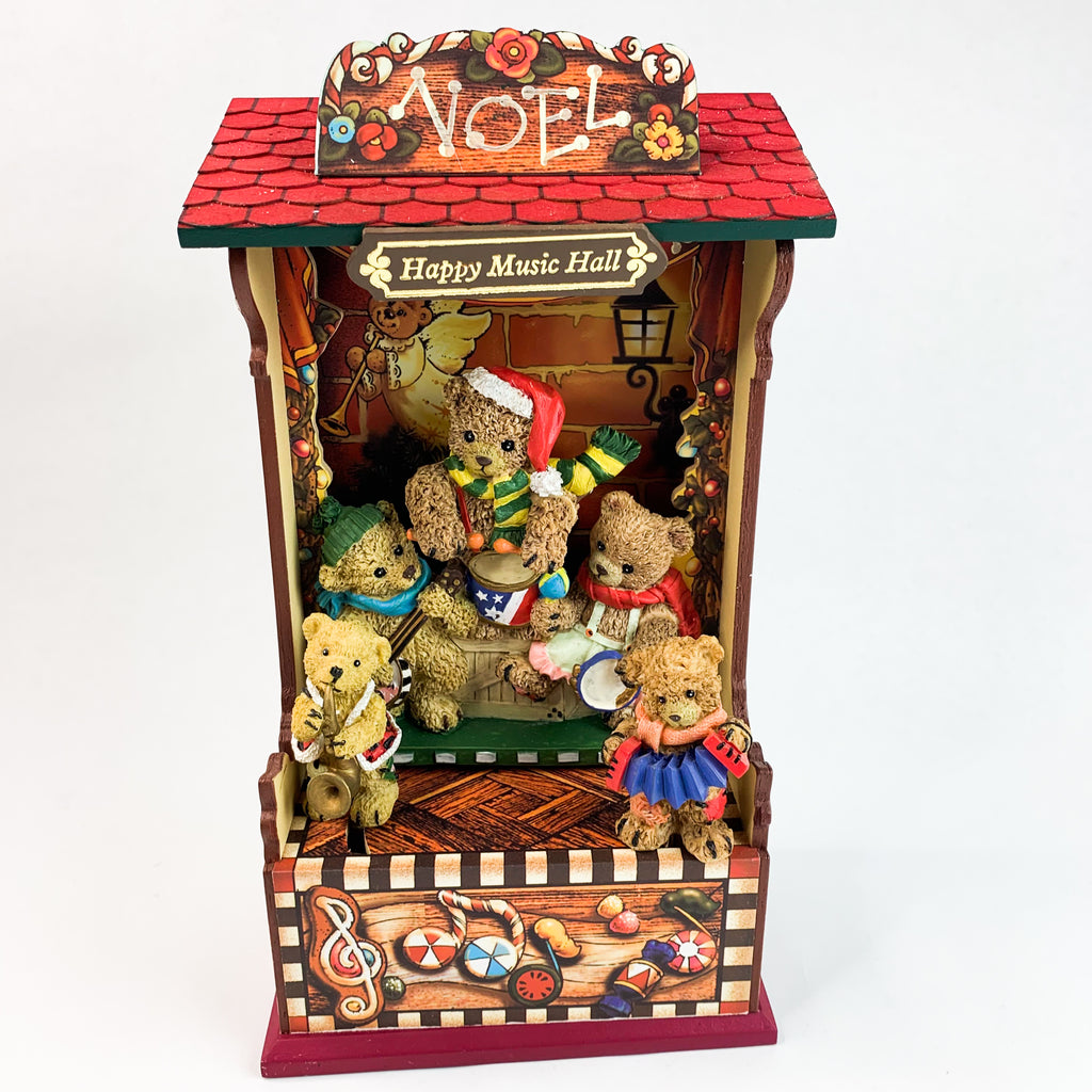 Musical Wooden Animated Stage Show Wind Up