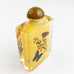 Vintage Glass Snuff Bottle Butterfly Reverse Painted Design