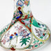 Pair China Chinese Porcelain Rose Bud Bird Heart Pattern Vases