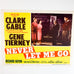 Vintage 1953 MGM Never Let me Go Clark Gable #8 Lobby Card