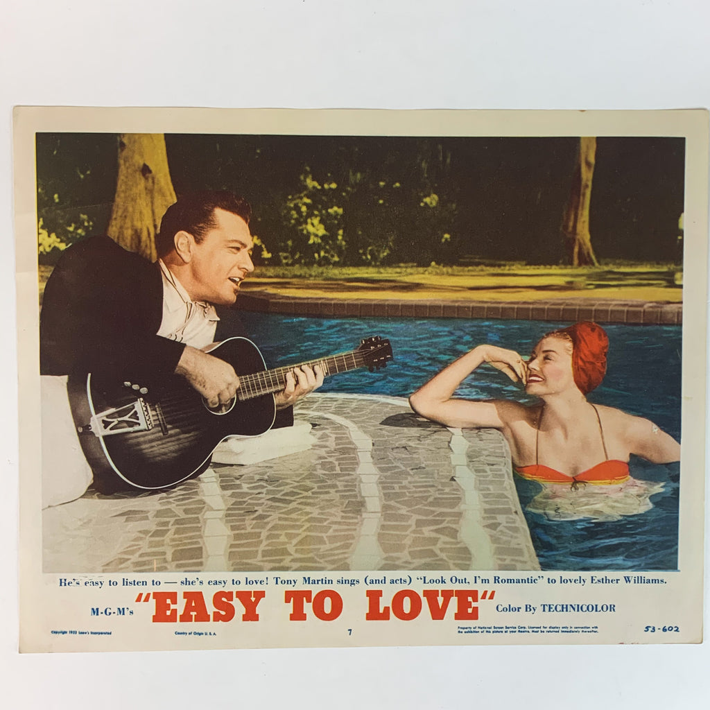 Easy To Love 1953 MGM Color By Technicolor Esther Williams Lobby Card