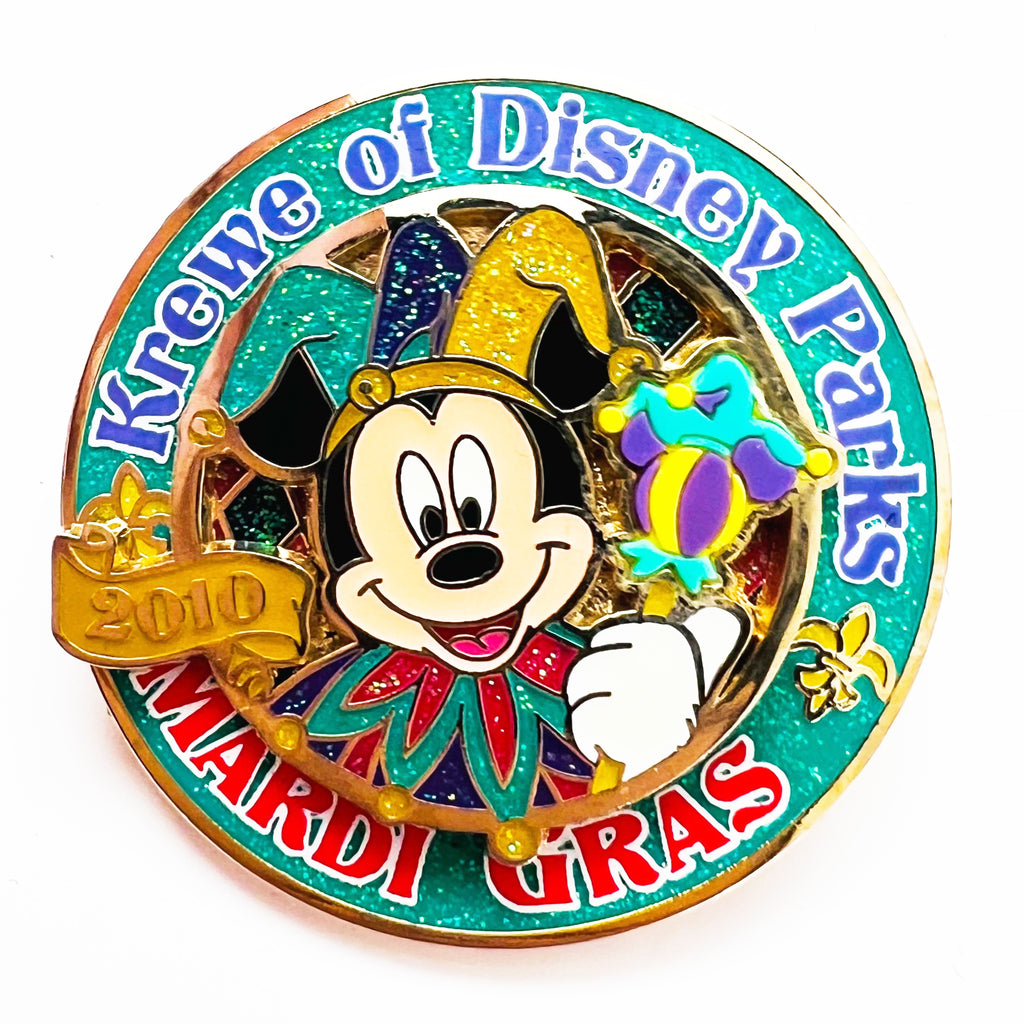 Disney Mardi Gras Mickey Mouse 2010 Limited Edition 2000 Pin