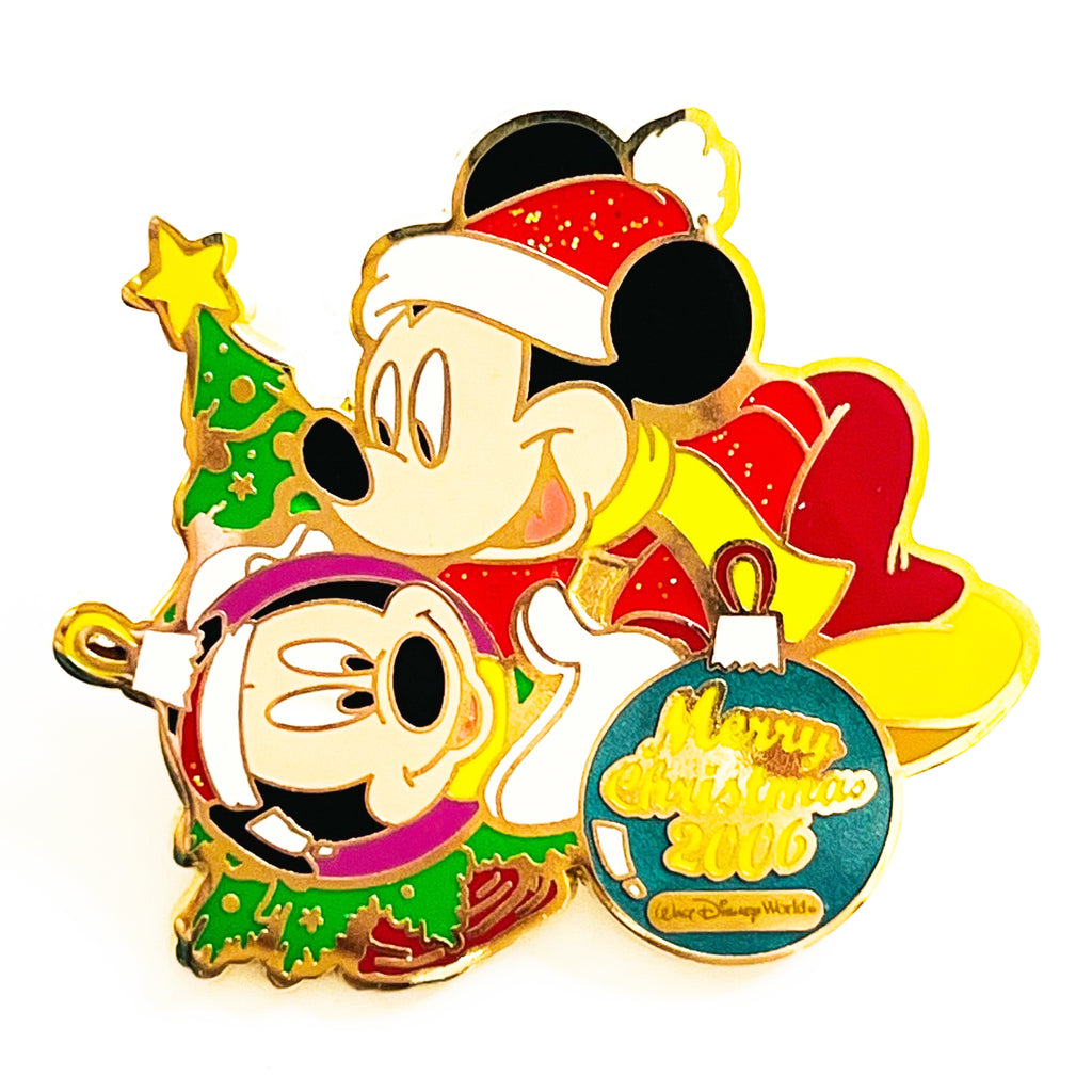 Disney Merry Christmas 2006 Character Ornament Collection Mickey Mouse LE 3000 Pin