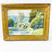 Antique 1916 Landscape Signed Wood Framed Art