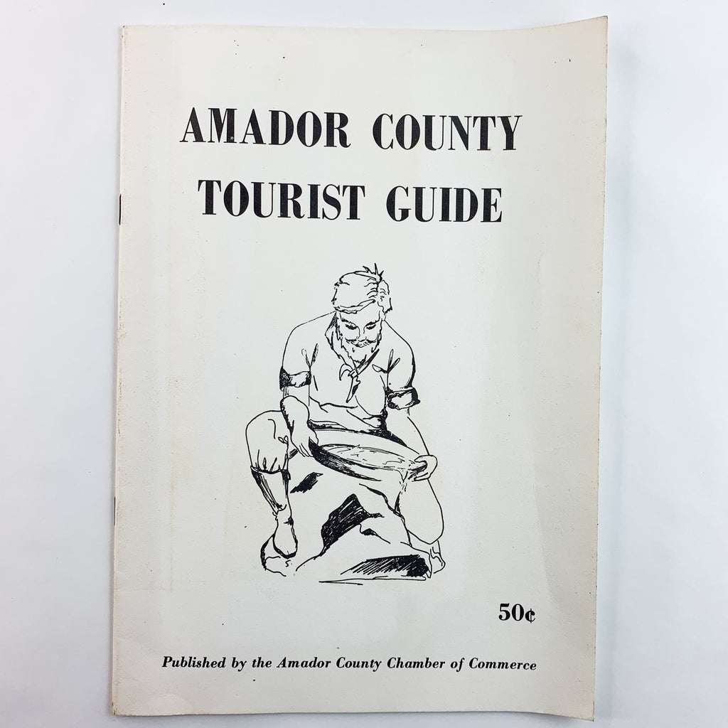 Vintage Amador County Tourist Guide Souvenir Booklet