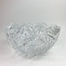 Vintage Cut Crystal Glass Pedestal Bowl