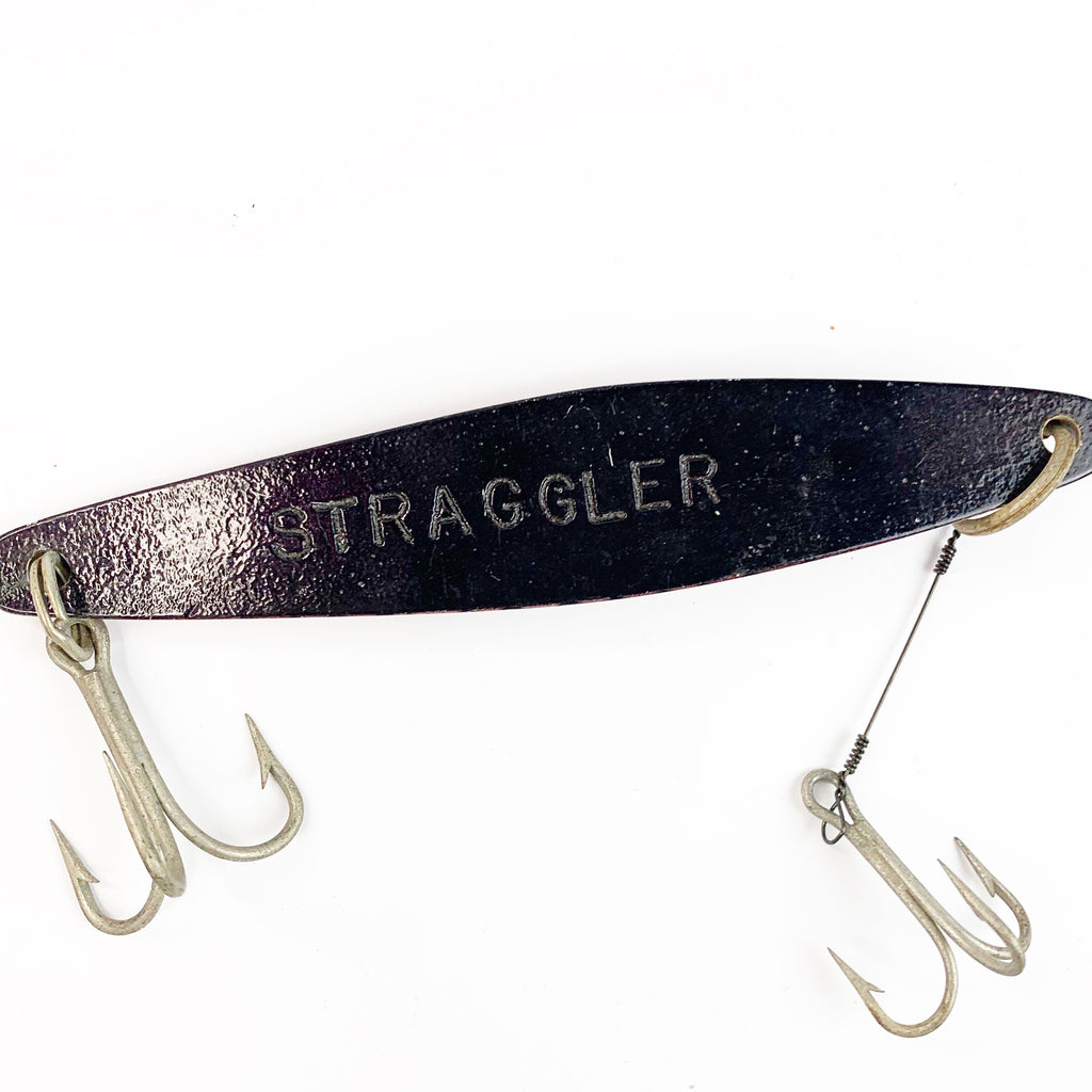 Vintage Metal Saltwater Fishing Straggler Red/Black White Double Hook – The Stand Alone Vintage Metal Saltwater Fishing Straggler Red/Black White Double Hook – The Stand Alone