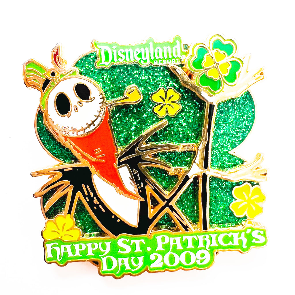 Disneyland Nightmare Happy St. Patrick's Day Jack Skellington LE 1000 Pin