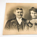 Antique Vintage Portrait Charcoal Picture Couple