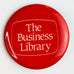 Vintage The Business Library Pin Pinback Button