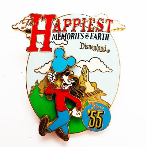 Disneyland Happiest Memories on Earth Collection Since 55 Goofy First Release Pin