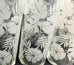 Vintage White Etched Flower Design Glasses