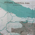 1967 Olympic National Park Washington Visitors Brochure with Map