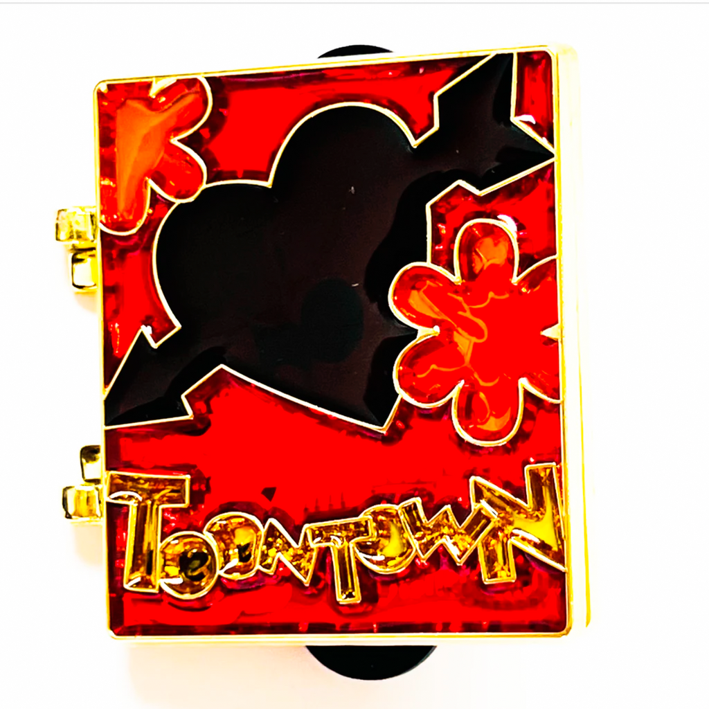 Disney Disneyland Cast Exclusive Stained Glass Toontown LE 750 Pin