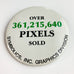 Vintage Symbolics Inc Computer Technology Pinback Button Pin