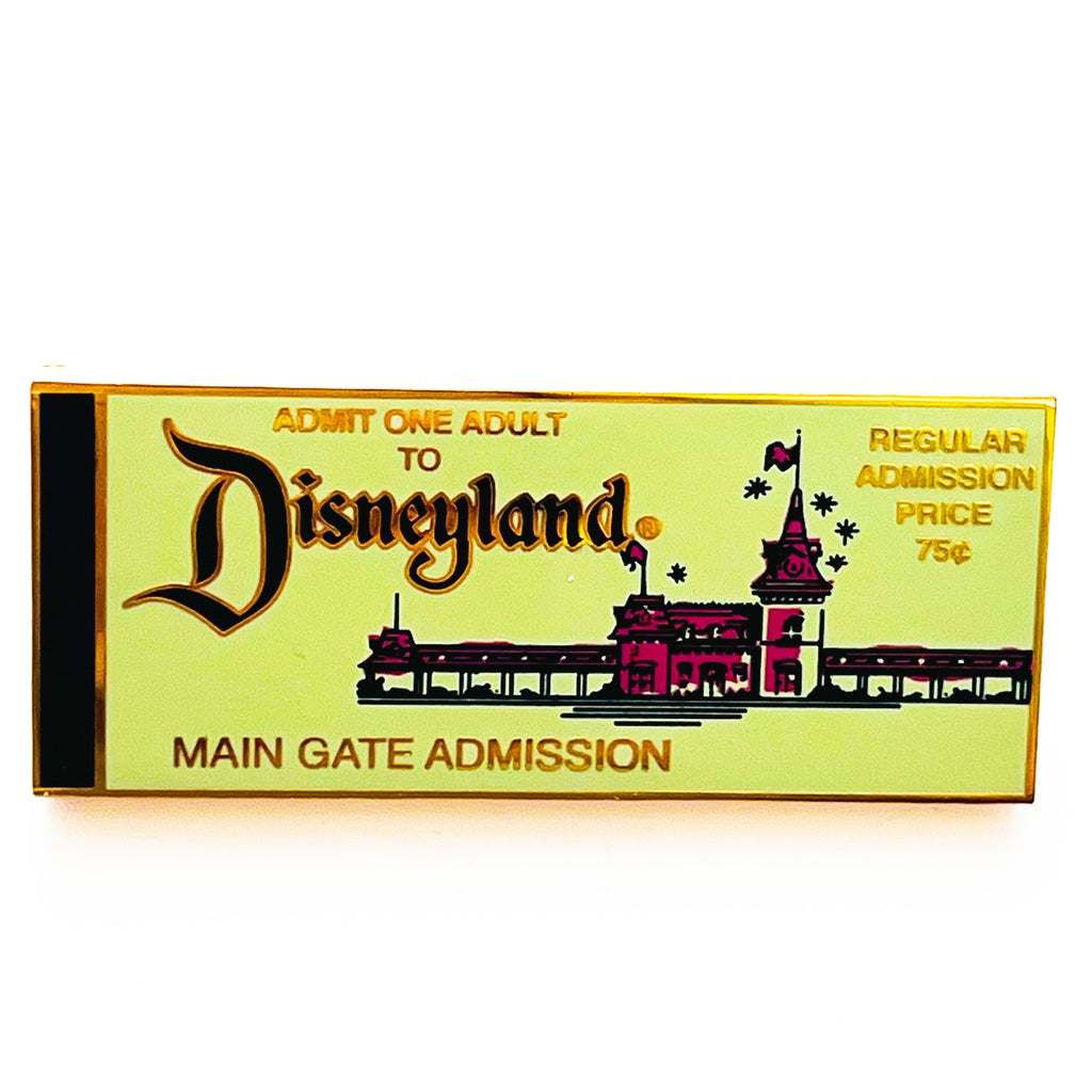 Disneyland Cast Exclusive Ticket & Coupon Book Hinged Pin