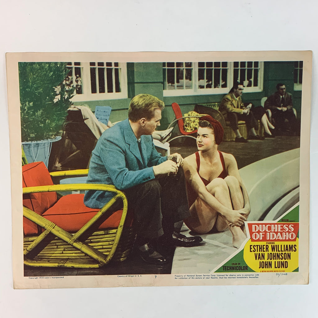 Duchess of Idaho Esther Williams Swimsuit 1950 Color By Technicolor Lobby Card