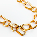 Vintage Monet Linked Gold Tone Chain Necklace