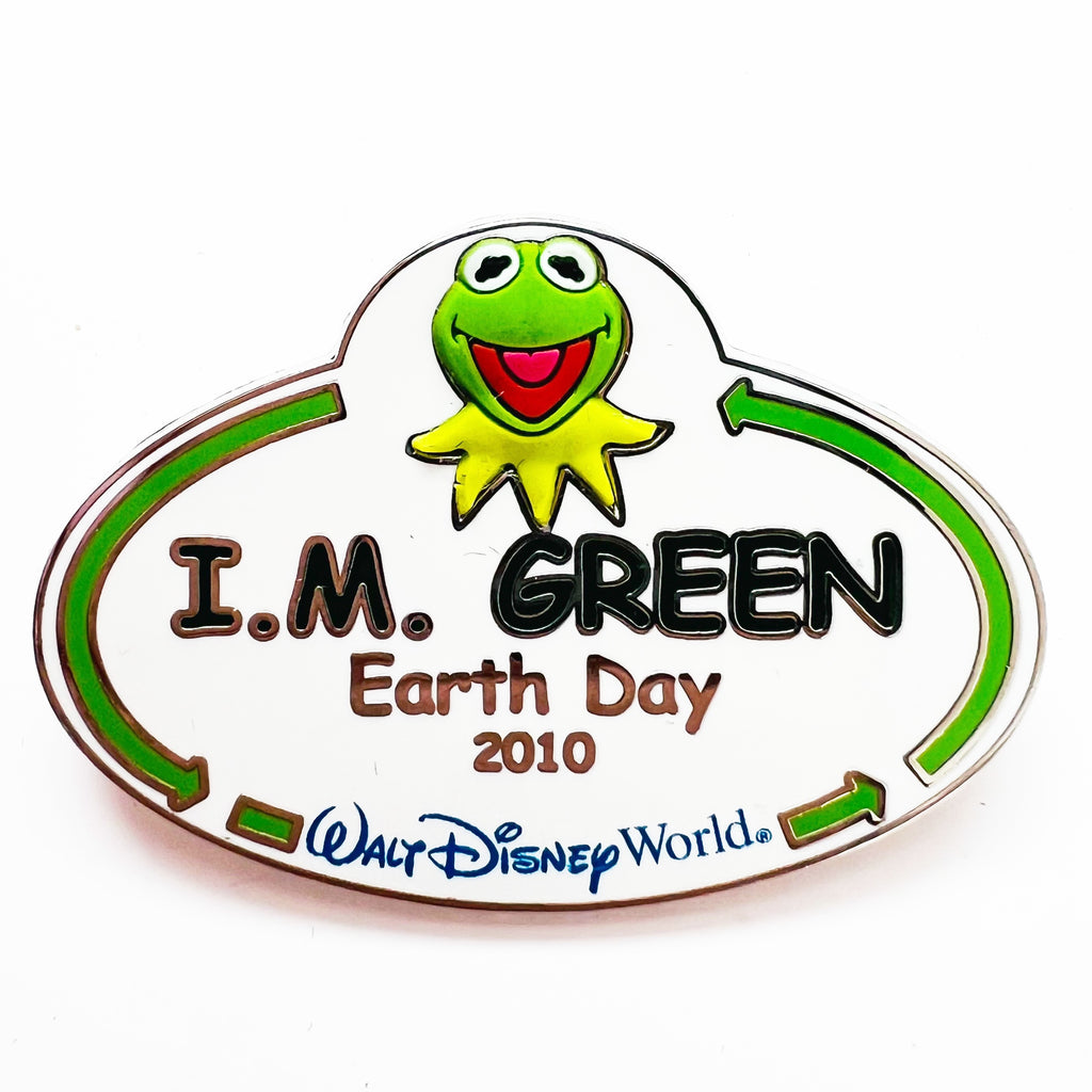 Disney WDW Cast Member 2010 Earth Day Kermit The Frog Muppets LE 1250 Pin