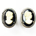Vintage Cameo Victorian Oval Cuff Links