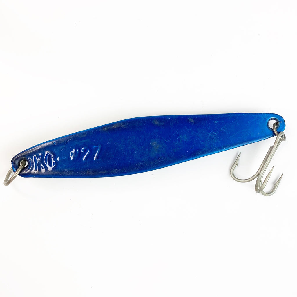 Vintage Metal Saltwater Fishing KC #2Z Blue/Purple Lure The Stand Alone Vintage Metal Saltwater Fishing KC #2Z Blue/Purple Lure The Stand Alone