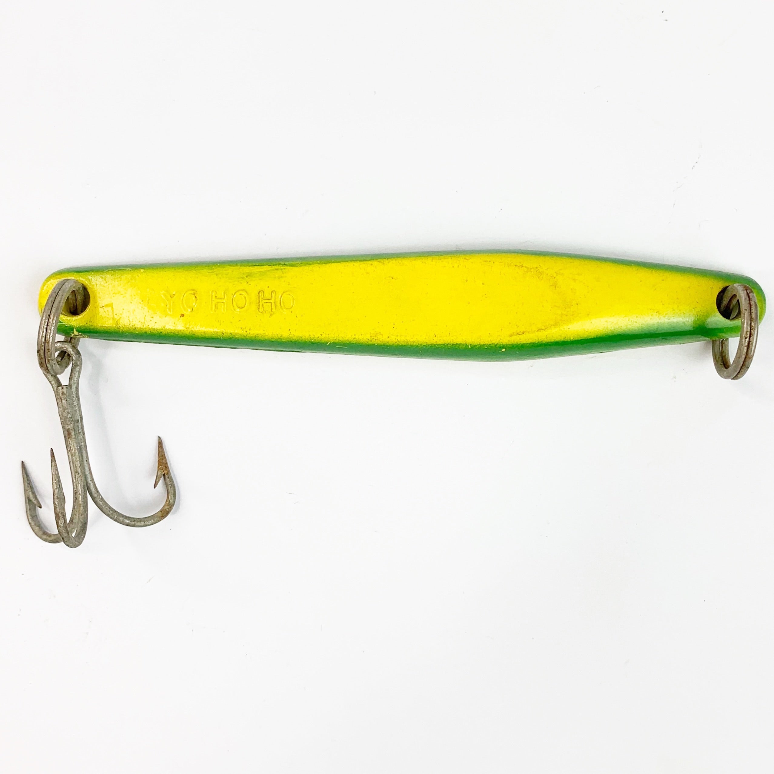 antique deep sea fishing lures Vintage Metal Saltwater Fishing Yo HO HO Yellow / Green Lure – The Stand Alone