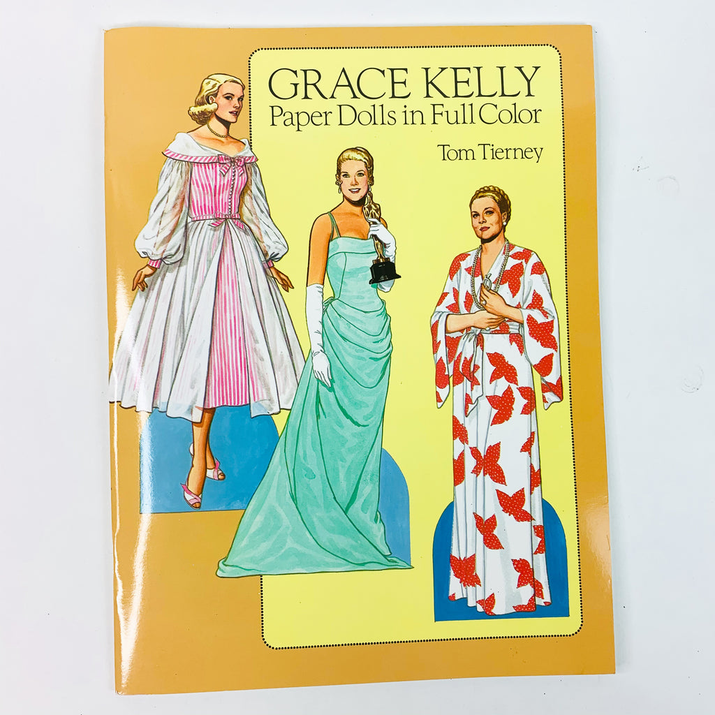 Grace Kelly Paper Dolls Book Tom Tierney Dover USA 1986