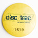 Disc Trac Life Agency Software Advertising Computer Lapel Pin Pinback Button