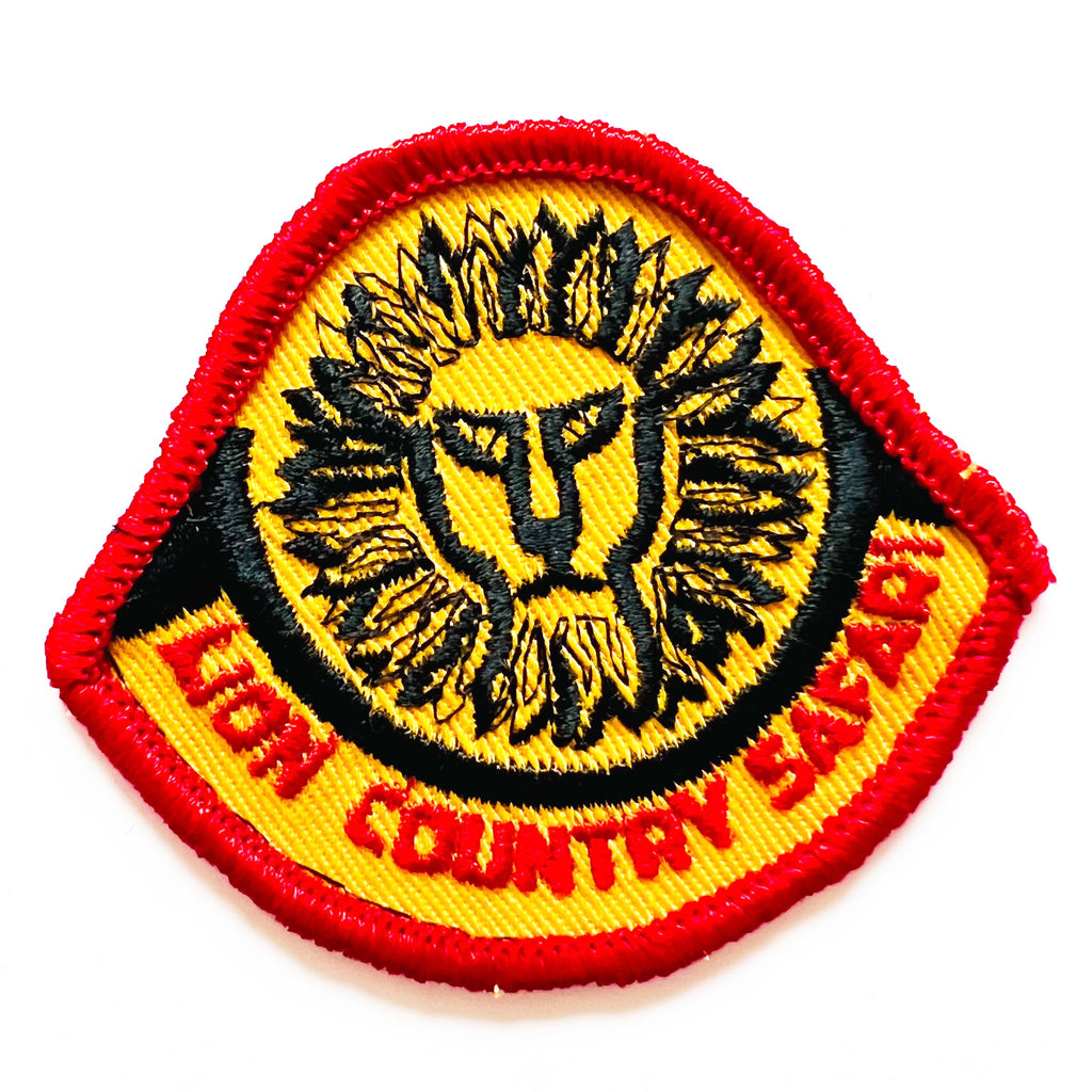 Vintage Lion Country Safari Embroidered Souvenir Patch