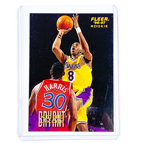 Kobe Bryant Fleer 96-97 Rookie Card #17 Basketball Card