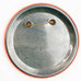 Vintage Smiley Smile Happy Face Orange Large Pinback Button